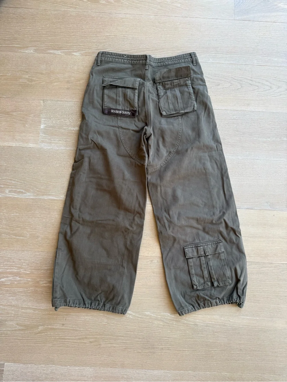 House of Sunny khaki green cargo pants - M - Picture 3 of 4